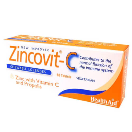 Health Aid Zincovit C 60Chew.Tablets - GrandPharmacy.gr